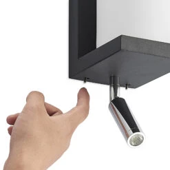 Lucande Lyra Wandleuchte Mit Flexiblem Leselicht -Lucande 9976135 7