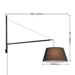 Lucande Beleza Wandleuchte Mit Ausziehbarem Schirm 13 Lucande Beleza Wandleuchte Mit Ausziehbarem Schirm -Lucande 9976136 4