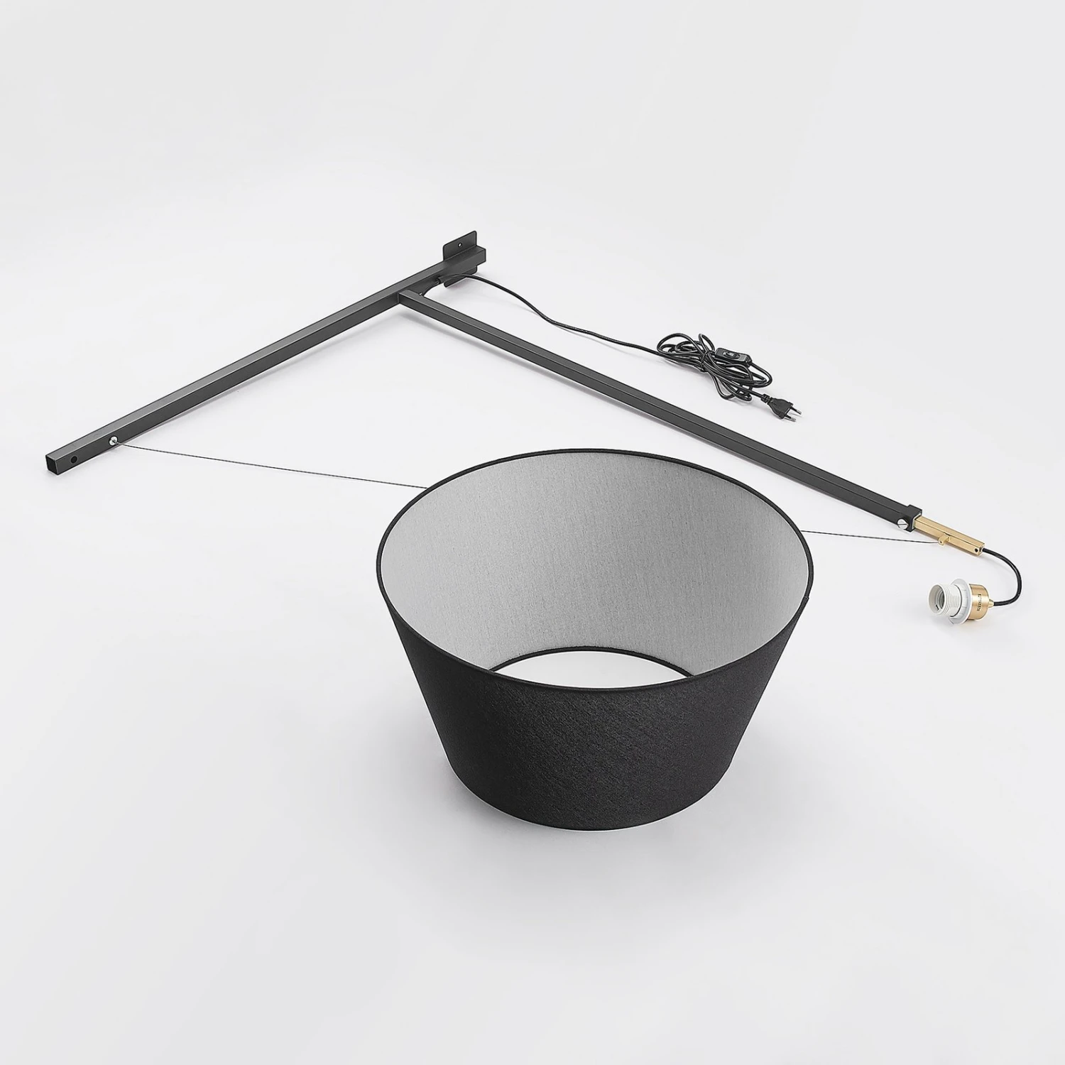 Lucande Beleza Wandleuchte Mit Ausziehbarem Schirm 9 Lucande Beleza Wandleuchte Mit Ausziehbarem Schirm – Bild 9