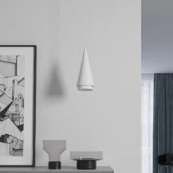 Lucande Naoh Hängeleuchte, Einflammig, Weiß -Lucande 9976150 2