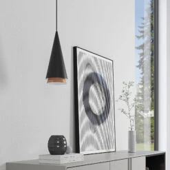 Lucande Naoh Hängeleuchte, Einflammig, Schwarz -Lucande 9976151 2