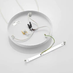 Lucande Naoh Hängeleuchte Rondell, 3-flg., Weiß -Lucande 9976152 4