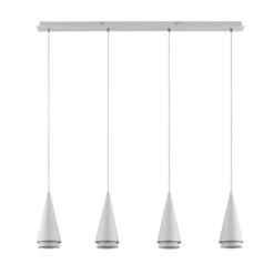 Lucande Naoh Hängeleuchte, 4-fl., Weiß -Lucande 9976154 3