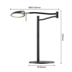 Lucande Dessania LED-Schreibtischleuchte, Flexibel 12 Lucande Dessania LED-Schreibtischleuchte, Flexibel -Lucande 9976156 3