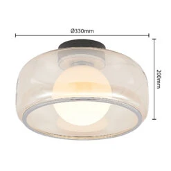 Lucande Tellima LED-Deckenleuchte, Cognacfarben 13 Lucande Tellima LED-Deckenleuchte, Cognacfarben -Lucande 9976159 4